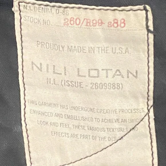 Nili Lotan Dark Wash Bootcut Denim — Sculpted Simplicity from NYC (Size 27) - Picture 14 of 15